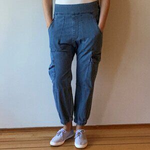 Anthropologie Pilcro High-Rise Cargo Jeans